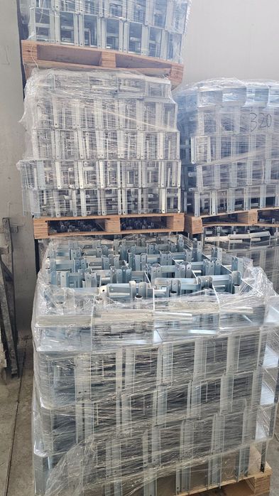 Вилици, глави, чашки за кофраж