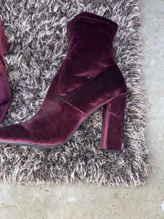 Botine de sama din catifea
