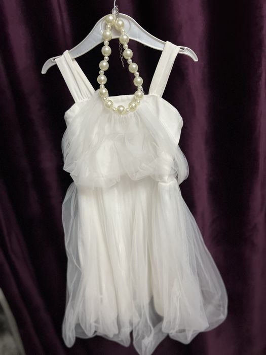 Белое платье для девочек
