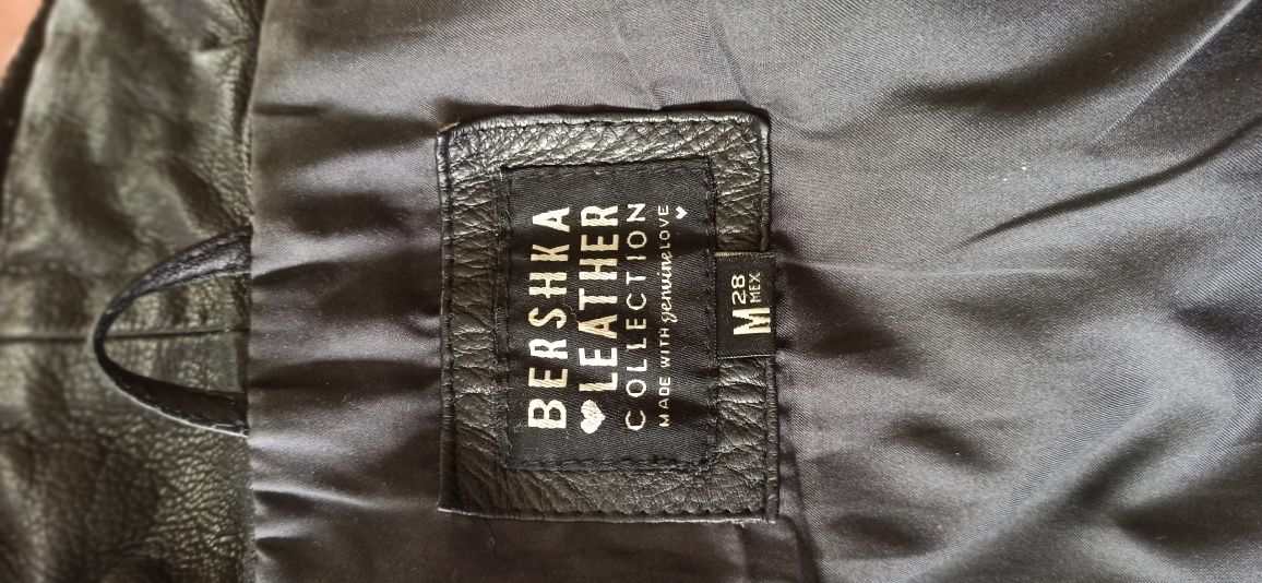 Bershka естествена кожа яке