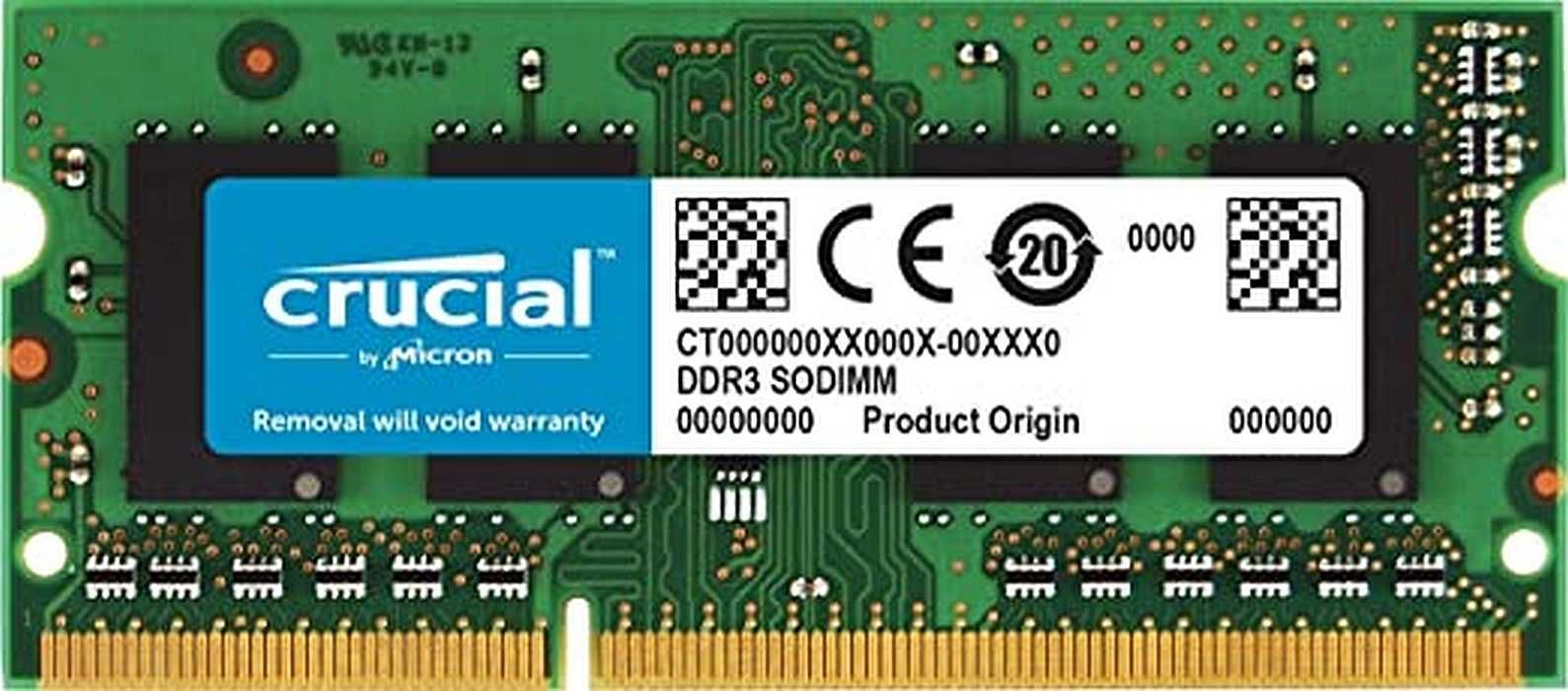 NOU Memorie Laptop Crucial 8GB DDR3 1866MHz CL13 1,35V CT102464BF186D