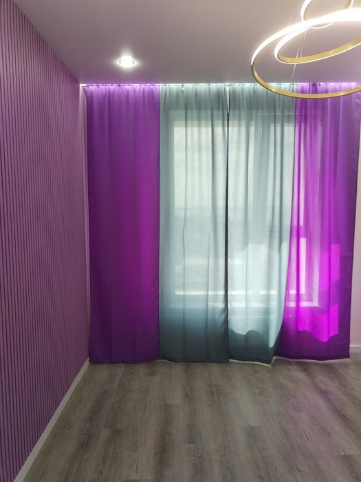 Шторы в комнату, высота 260,  ширина 280