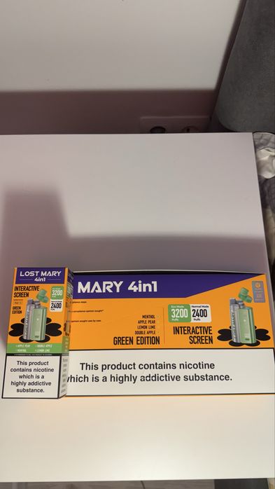 Vape Lost Mary 4-in-1 - Yellow, Green, Apple și Red Edition