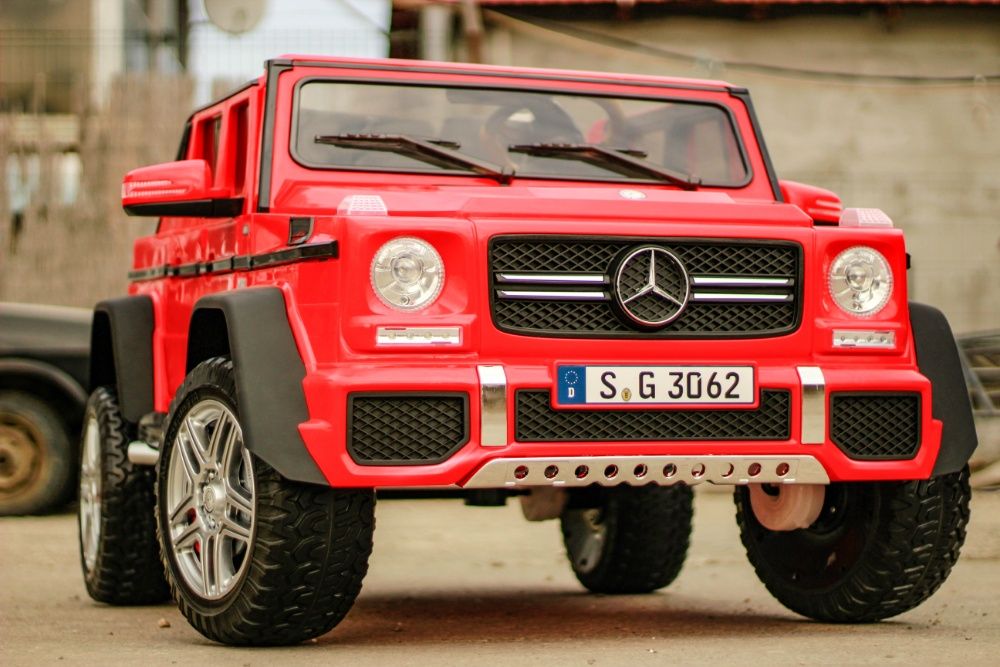 Masinuta electrica pentru 2 copii Mercedes G650 MAYBACH 4WD #Rosu