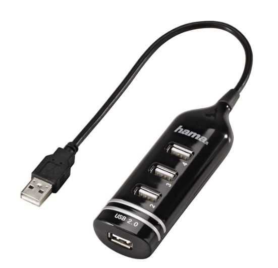 Hub USB Hama 00039776 negru