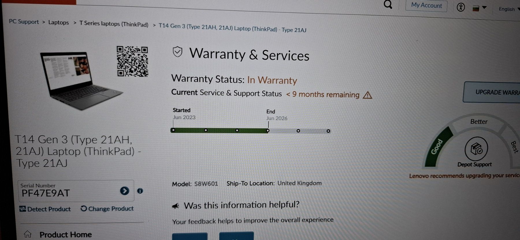 Lenovo ThinkPad T14 | I5 1245U vPro | 32GB RAM| 256GB SSD | В Гаранция