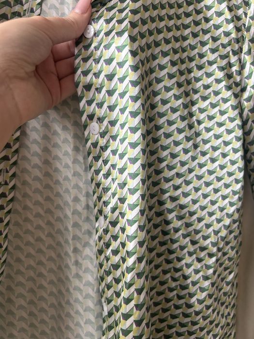 Цветна сатенена дамска риза