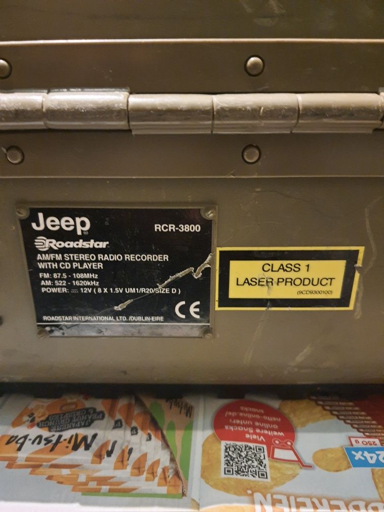 Радио касетофон Jeep