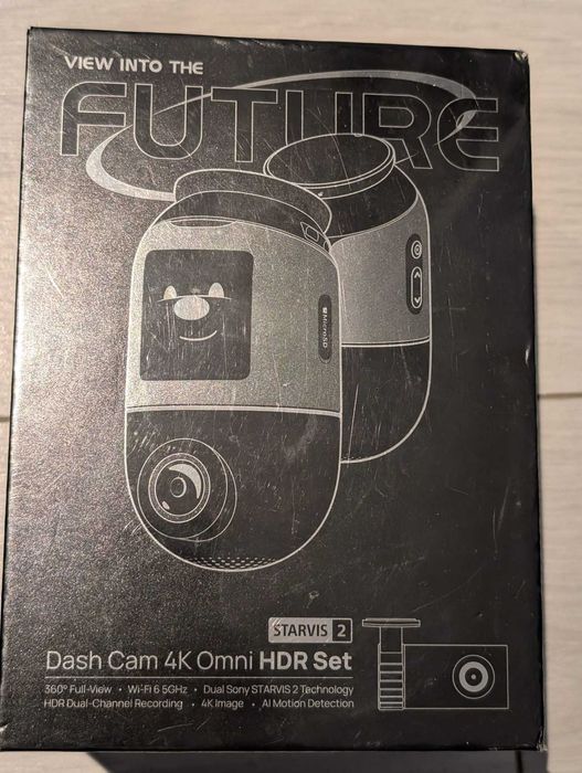 Camera video auto 70mai Dash Cam Omni X800-2 4K 360 128GB starvis 2