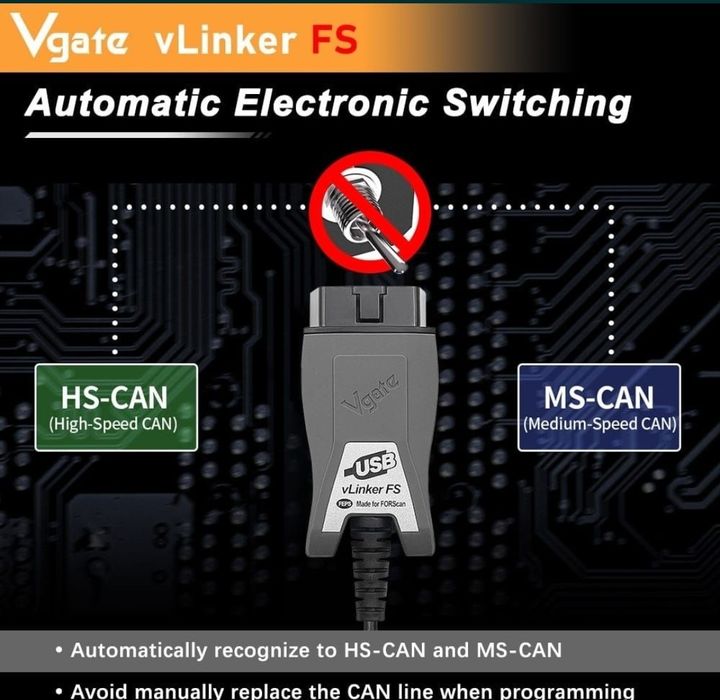 Diagnoza auto Vgate Vlinker FS usb