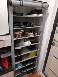 Сгъваем рафт от плат шкаф стелаж за съхранение на обувки 30 чифта
