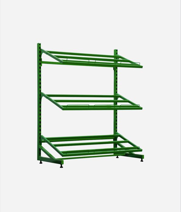 Метален стелаж за плодове и зеленчуци