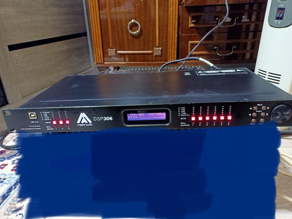 Продам цифровой процессор сигналов (DSP) Master Audio DSP306.