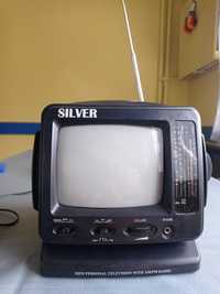 Черно бял мини телевизор и радио
