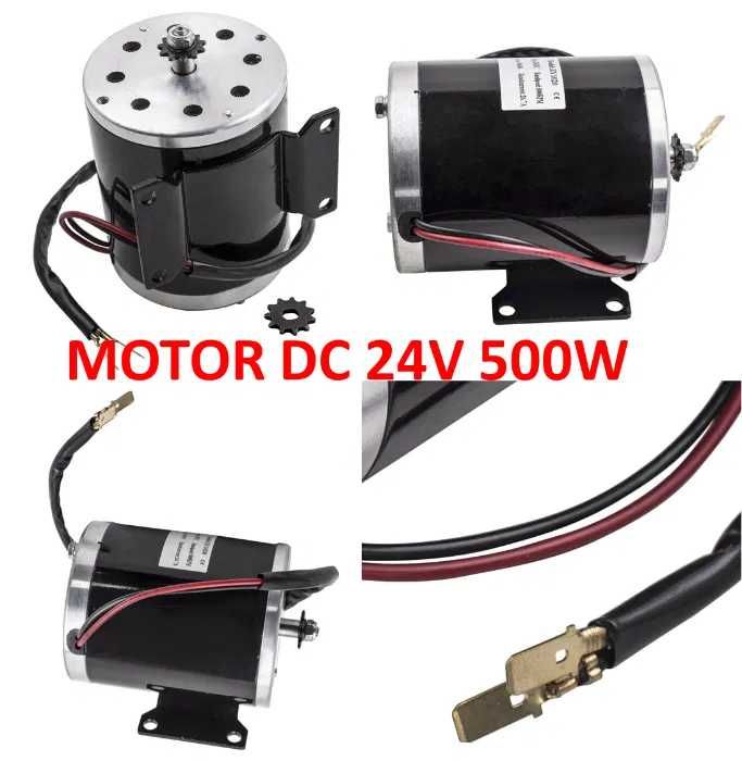 Motor cu perii 24-36V-48v 500W-800W-1000W DC bicicleta electrica