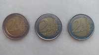 Monede rare  de 1 si 2  €  din anul 2002 .