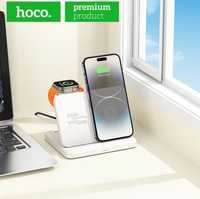 Hoco CQ7 Док-станция 3 в 1 For iPhone 14 15 & Samsung S24 Fold Z flip
