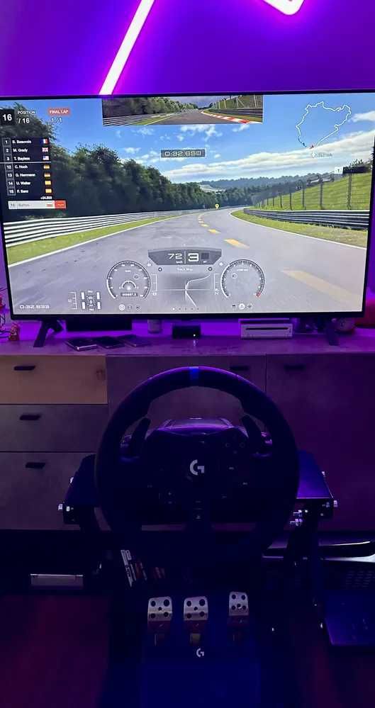 Състезателен кокпит за Logitech, Trustmaster и SCR Racing