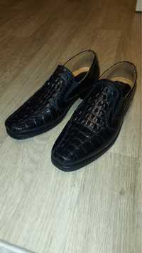 Продам мужские туфли из настоящей кожи крокодила