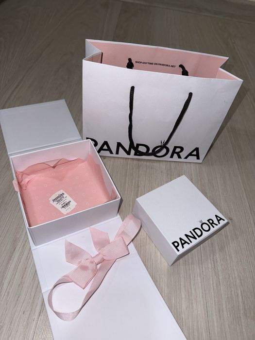 Pandora колье «сердце бесконечности»