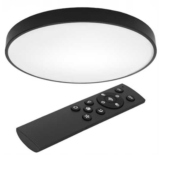 Plafoniera LED telecomanda, Ledhoff, 60 cm, Alb