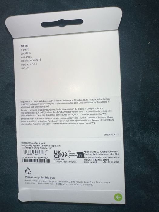 Pachet 4 AirTag Apple