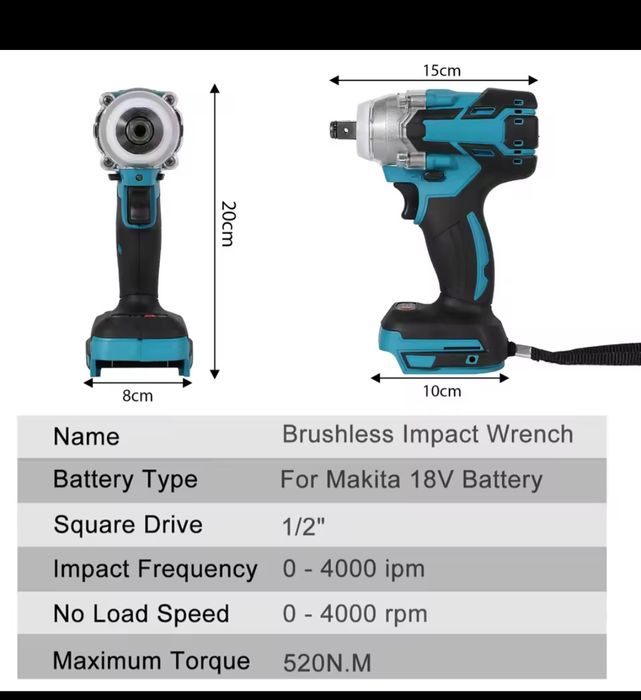 Masina de impact si insurubat  cu acumlator si baterie