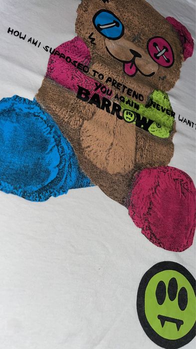 Тениска Barrow бяла с мече