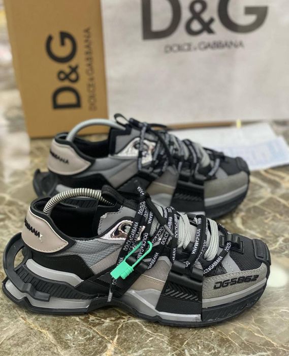 Нови сникърси Dolce & Gabbana в черно и сиво (40-44 номер)
