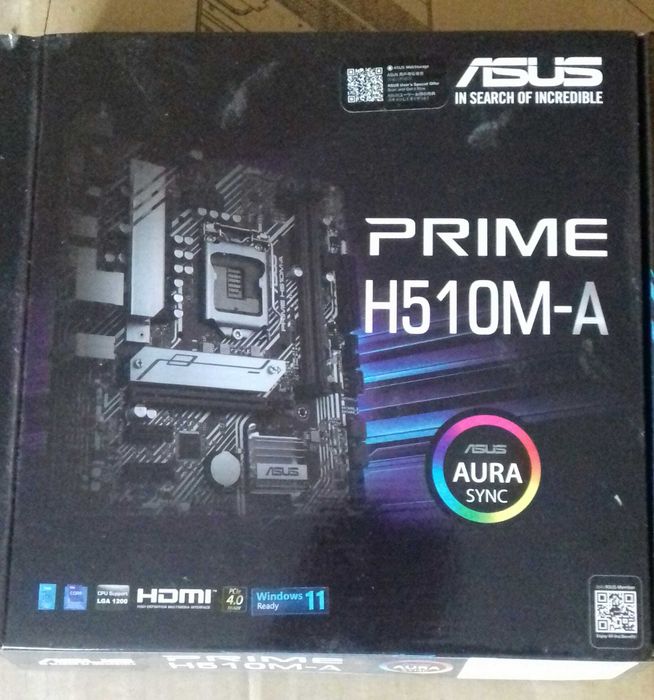 Kit: placa de baza H510M-A si proccesor i5 10400f