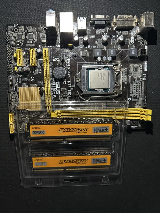 Материнскую плату в сборе 1150 i5 4670