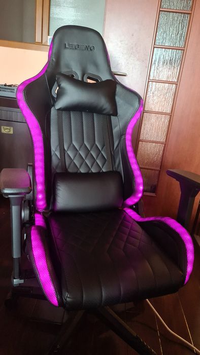 Urgent Reducere  Scaun gaming RANUM cu led JYSK garant