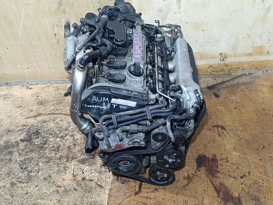 Двигатель AUM 1.8T Турбо VAG Audi VW Vokswagen Skoda AUQ AWC ARX