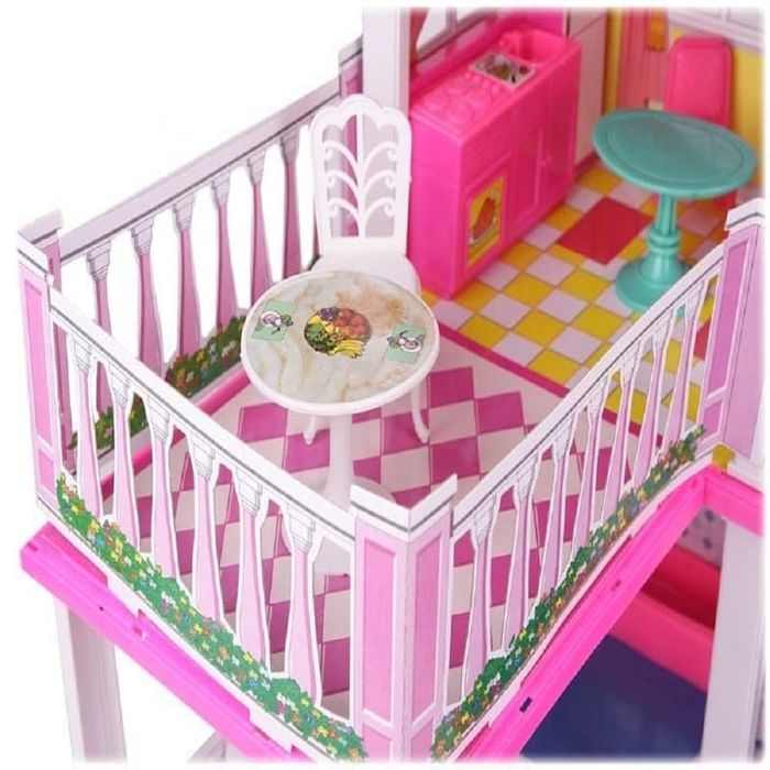 Къща за кукли с обзавеждане-83х25х70 см./къща с кукла