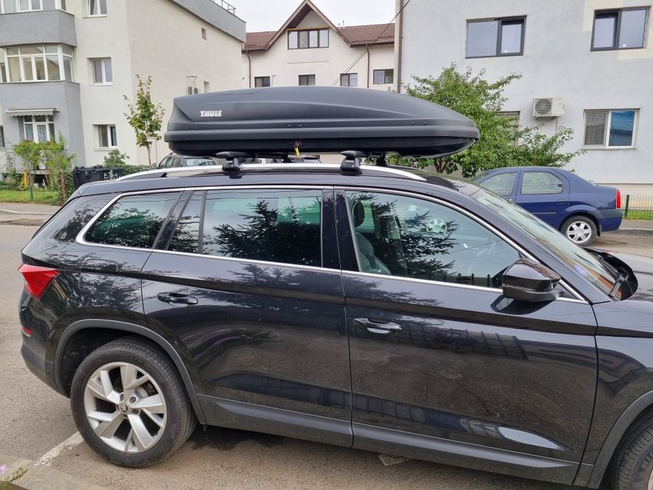 Inchiriez bare Thule + cutie suporti bicicleta Passat B8 B9, Superb3 4