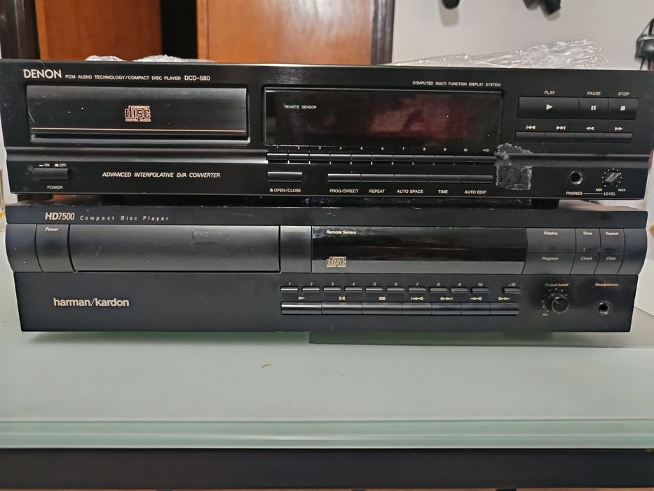 Cd player harmon kardon hd7500 si denon 580