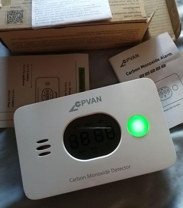 Детектор за въглероден окис СО 3 в 1