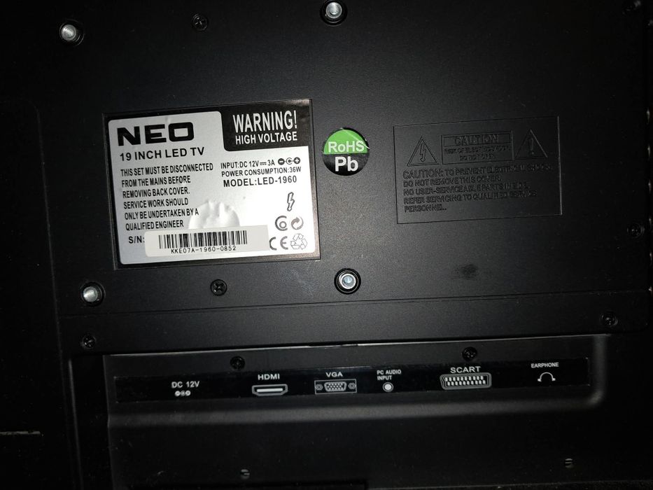 Телевизор Neo LED - 1960, 19 инча, работещ