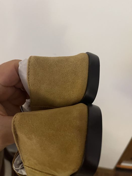 Mocasini Mango, piele naturala