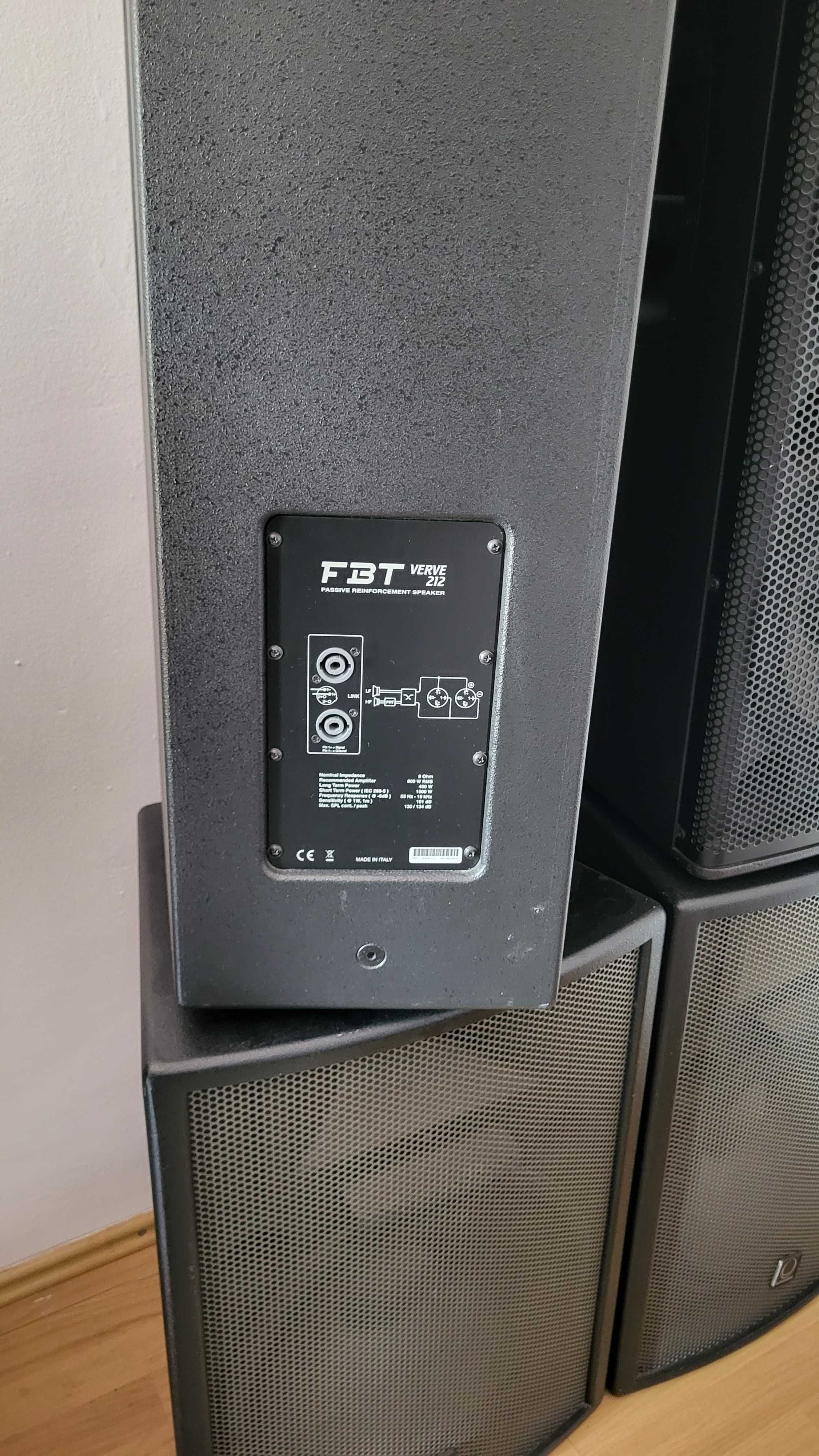 Boxe FBT vere 212,mixer dynacord 1000-2. Totul IMPECABIL...
