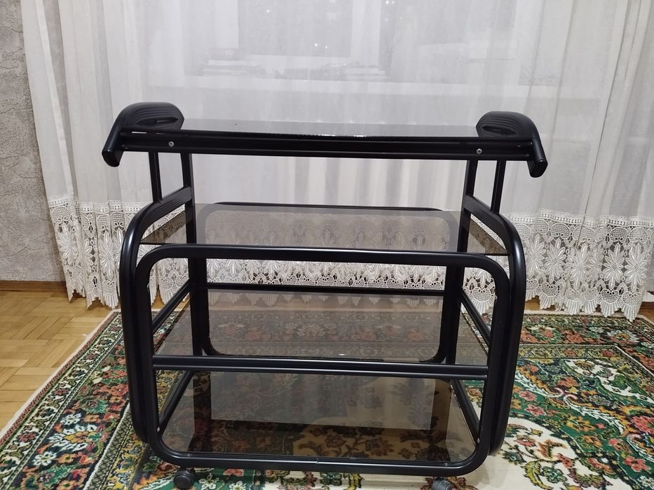 Тумба под ТВ и технику металл стекло