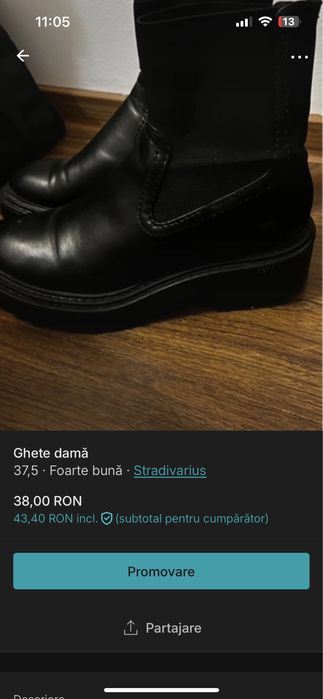 Ghetuțe purtate de câteva ori