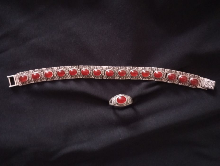 Продаю, Женский Браслет и Кольцо, Серебро 925 пр.с Камнями.