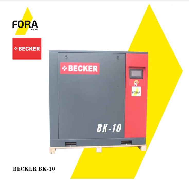 Винтовой компресcор BECKER BK-10/10DI 7.5 kw от FORA GROUP