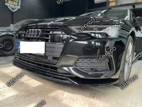 Prelungire splitter bara fata Audi A6 C8 2019- v14 - Maxton Design