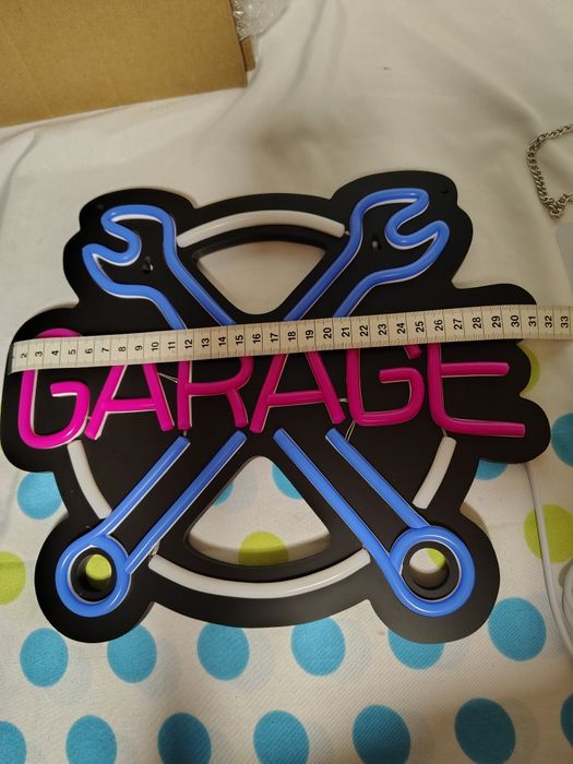 Semn led luminos GARAGE/ NOU