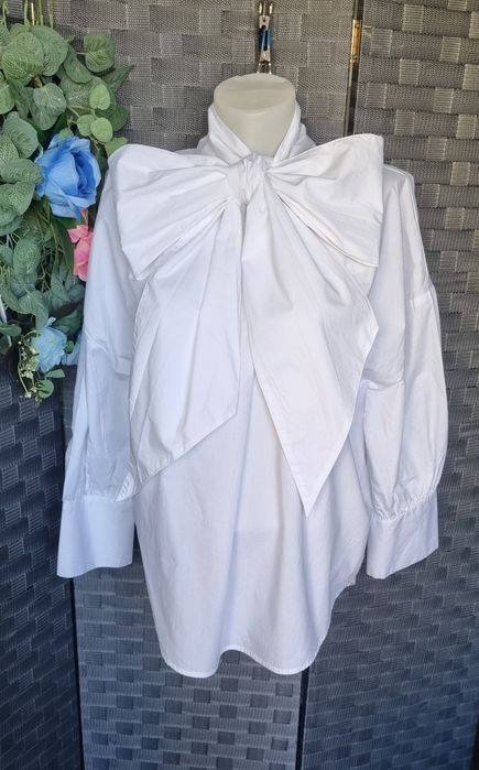 Camasa Zara cu fundita masura S Oversized