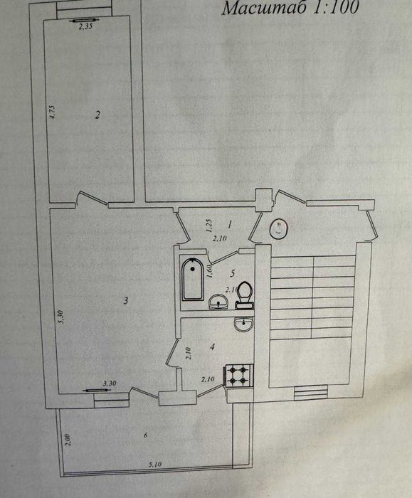 Квартира 2 комнатная 2 этаж Бобура Торговый Центр Некст