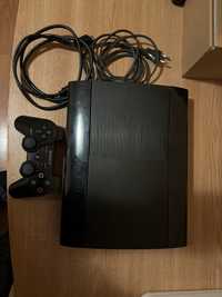 Playstation 3 Super Slim 500GB (modat)cu o maneta+16 jocuri