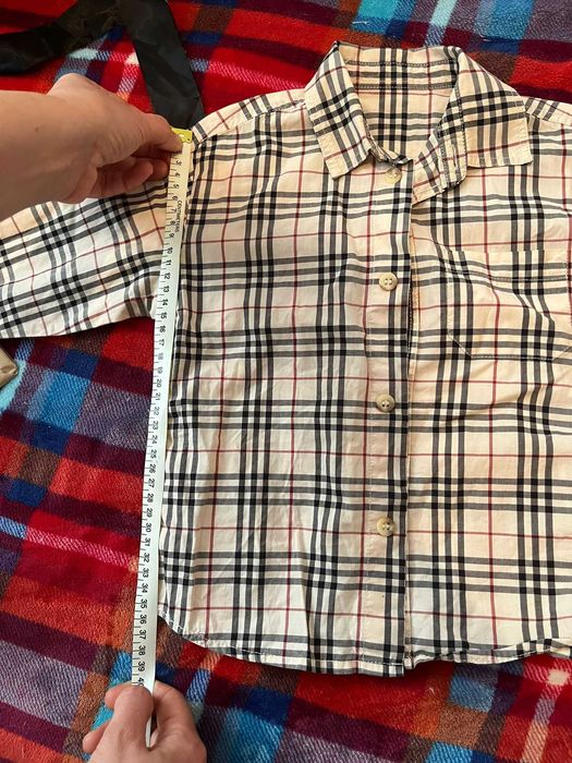 Set elegant băiețel 12-18 luni – cămașă & pantaloni catifea, nepurtate